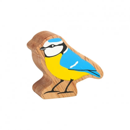 Natural Wooden Blue Tit