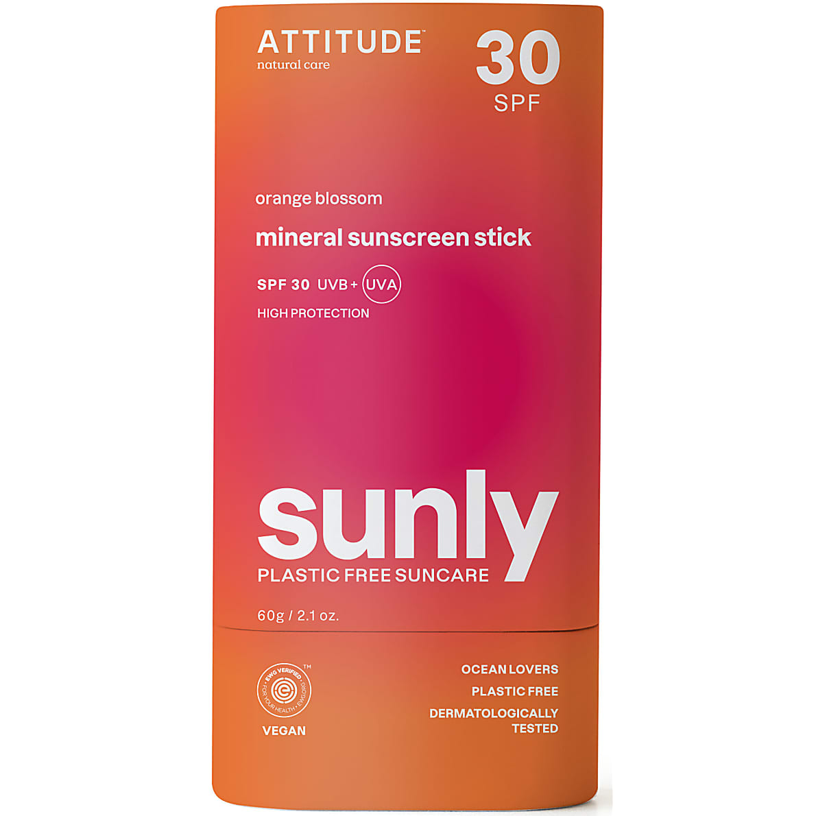 Attitude Sunly Sunscreen Stick SPF30 - Orange Blossom