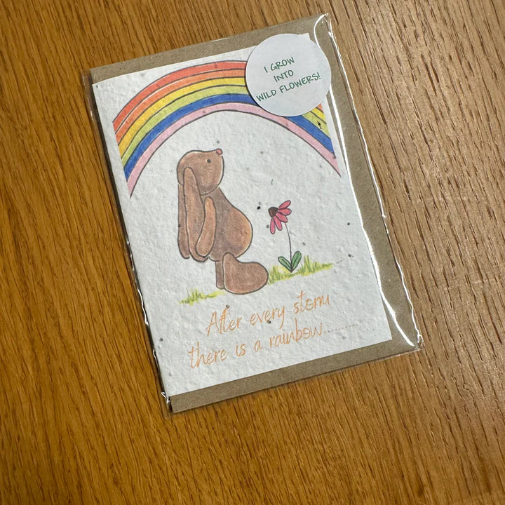 Seed Greeting Card, Rainbow