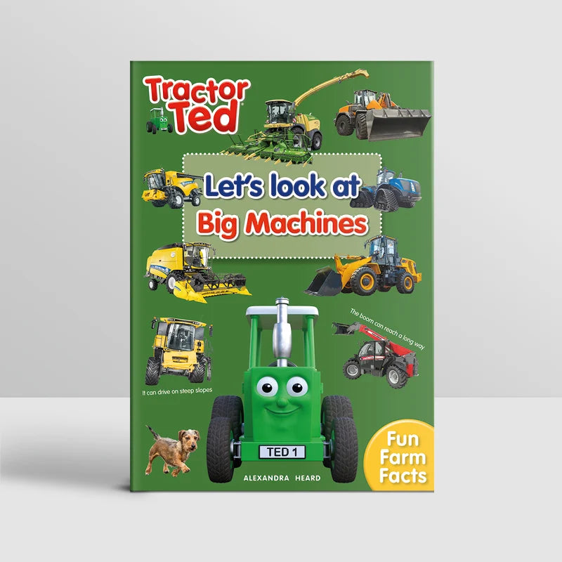 Tractor Ted Let's Look at Big Machines Book – Educational Farm Machinery Book for Children