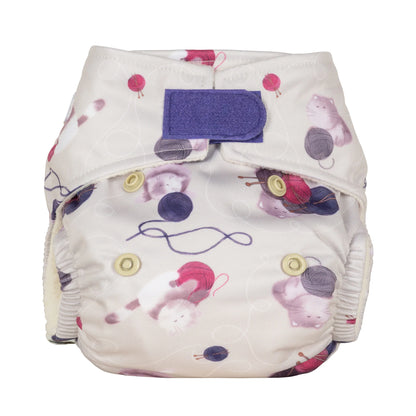 One Size Re-Usable Nappy, Knitting