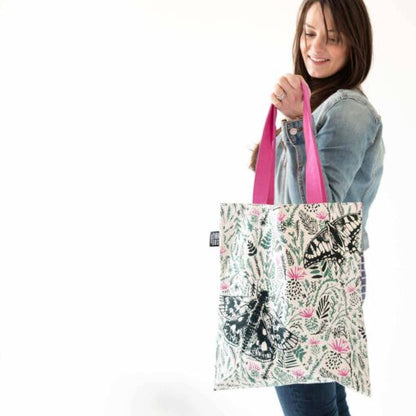 Cherith Harrison Butterfly Tote Bag – Illustrated Cotton Shopper