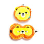 Relaxeazzz Travel Pillow & Eye Mask, Lion
