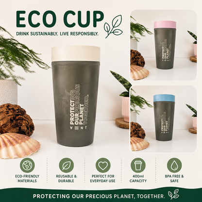 VENT for Change Reusable Travel Cup – Reclaimed Ocean Bound Plastic