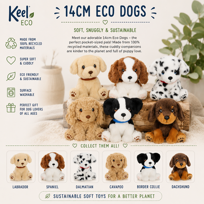 Keel Eco 14cm Eco Soft Toy, Dogs Various
