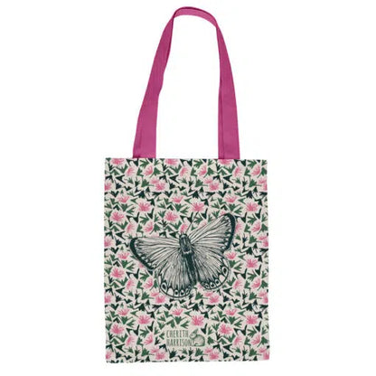 Cherith Harrison Butterfly Tote Bag – Illustrated Cotton Shopper