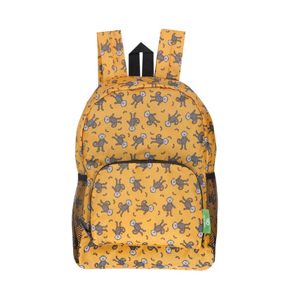 Eco Chic mini foldable backpack made from recycled plastic bottles rPET material