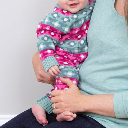 Kite Flowerful Knit Romper – Organic Cotton Knit Baby Romper