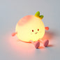 Foodiemals Peach LED night light and phone stand – cute sleep lamp for kids