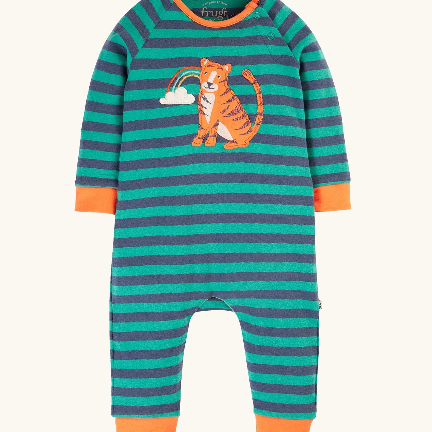 Rowan Romper, Iguana Stripe/Tiger