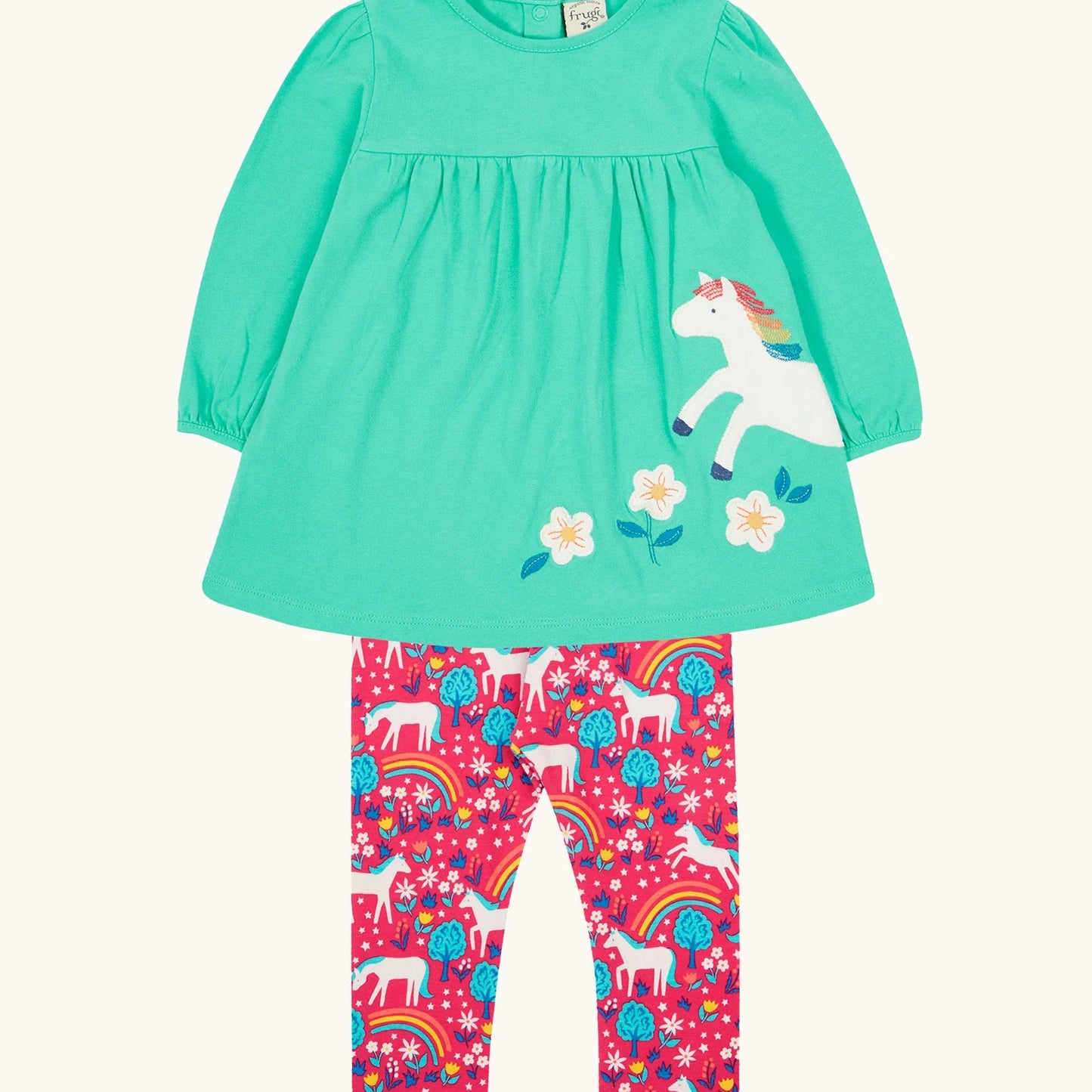 Tilly Outfit, Pacific Aqua/Wild Horses