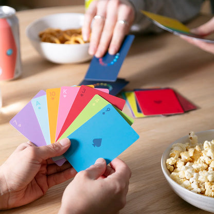 Block Design Gradient Playing Cards – Rainbow