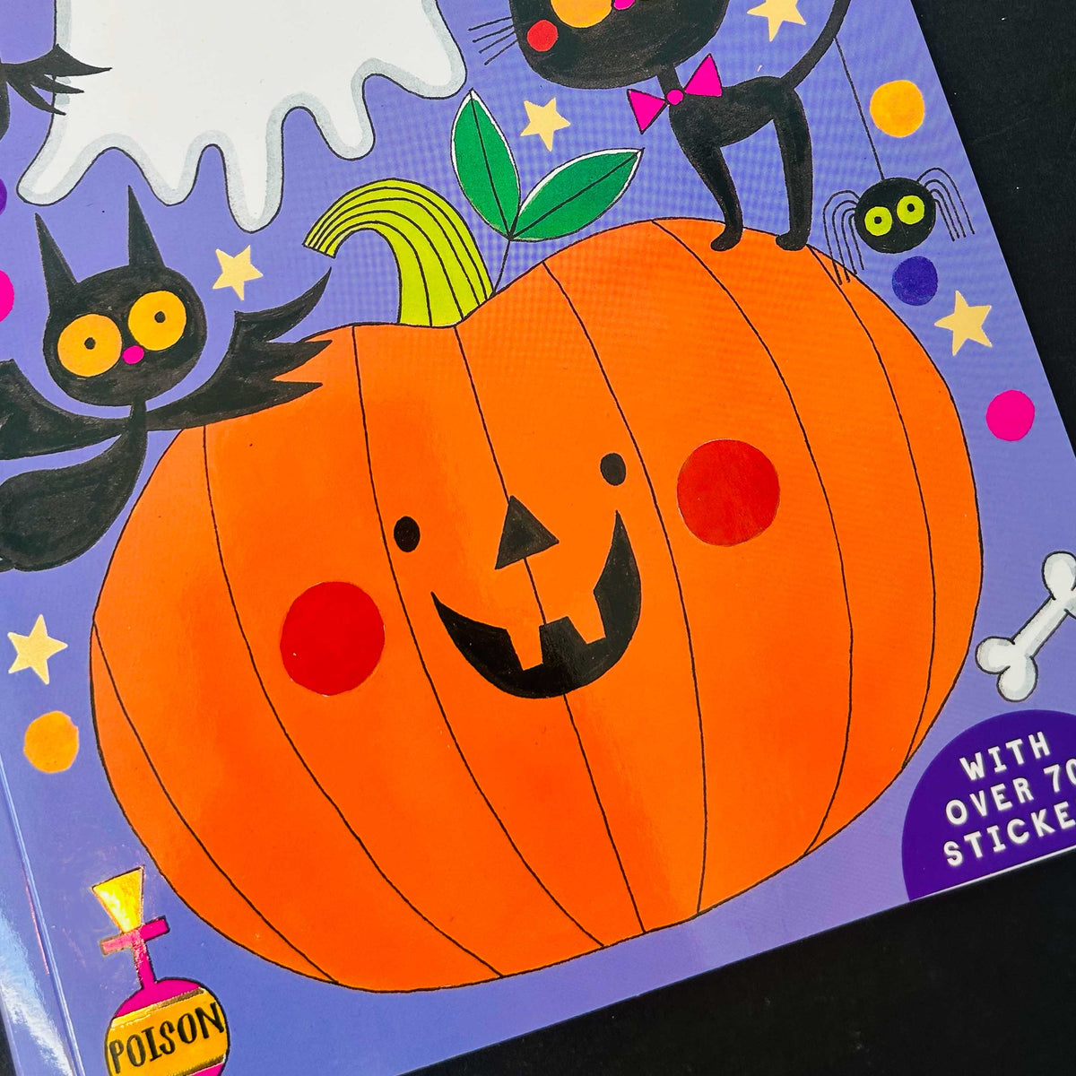Rachel Ellen Halloween Die-Cut Colouring Book With Stickers – Kids' Spooky Activity Book