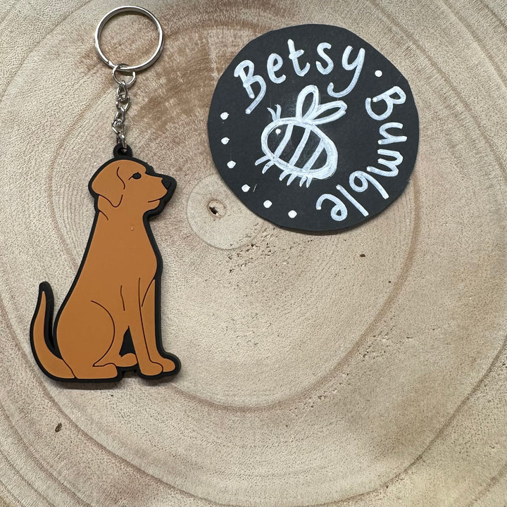 Fox Red Labrador Keyring