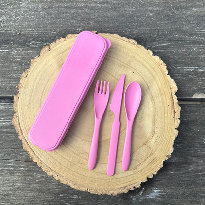Wheatgrass Cutlery Travel Set