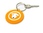 Herdy Silicone Keyring, Orange