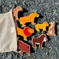 Lion King Inspired Wooden Animal Play Set | Lanka Kade Safari Story Bundle for Kids