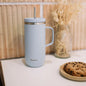 Qwetch Stainless Steel Insulated Cold Cup, 600ml, Pastel Blue