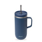 Qwetch Stainless Steel Insulated Cold Cup, 600ml, Granite Blue