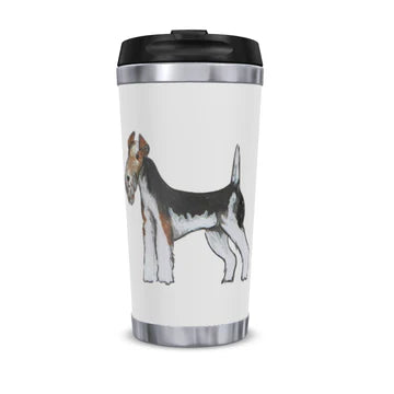 Reusable 450ml Travel Brew Cup, Lola The Fox Terrier