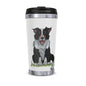 Betsy Bumble Designs Reusable 450ml Travel Brew Cup, Casper the Collie