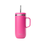Qwetch Stainless Steel Insulated Cold Cup, 600ml, Magenta