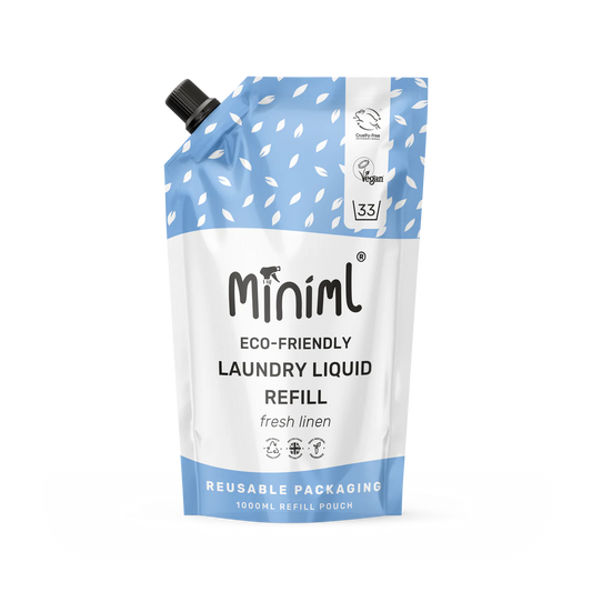 Miniml 1 Litre, Fresh Linen Laundry Liquid