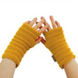 Wristees® Children's Wrist Warmers – Soft Fleecy Warmth for Ages 4-6 years Mustard