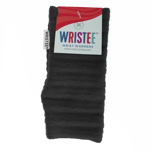 Wristees® Junior Wrist Warmers – Soft Fleecy Warmth for Ages 7-11 years Black