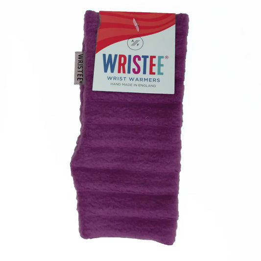 Wristees® Junior Wrist Warmers – Soft Fleecy Warmth for Ages 7-11 years Wine