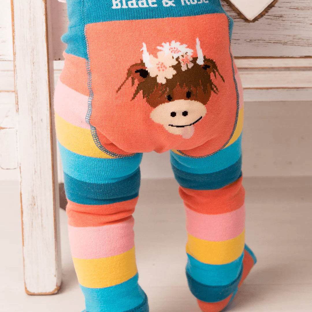 Bonnie The Highland Cow Leggings & Top Outfit