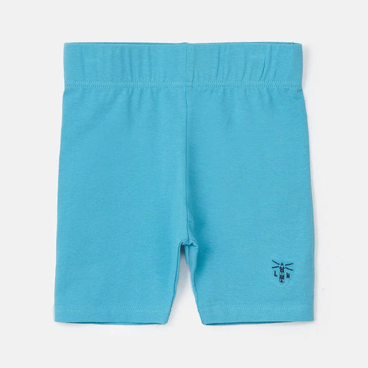 Little Lighthouse Polly cotton stretch shorts for girls in purple