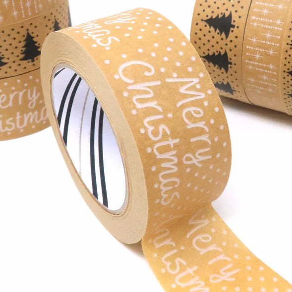 50m Thick Merry Christmas Packing Tape