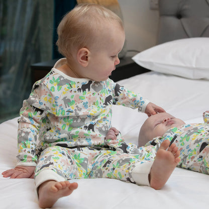 Piccalilly Country Friends organic cotton pyjamas for children