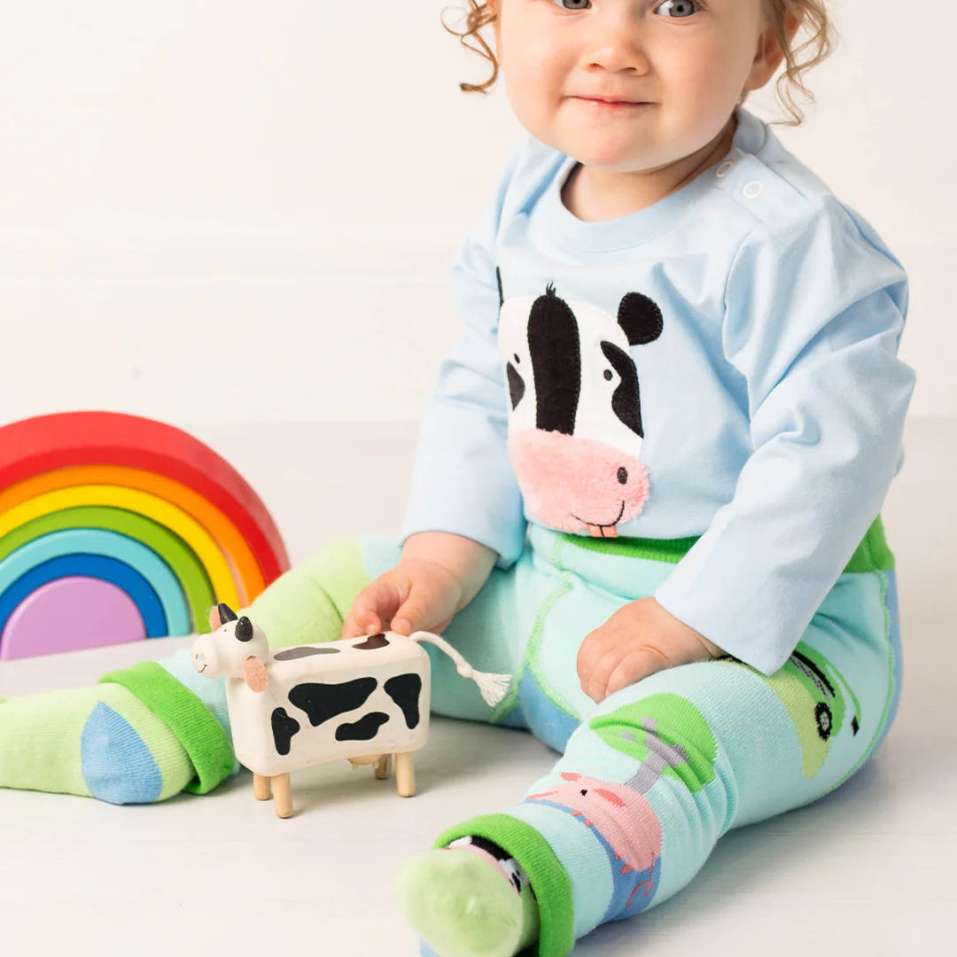 Bailey The Cow Knitted Leggings & Top Outfit