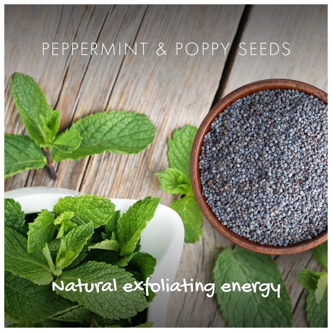 Friendly Soap Natural Soap On A Rope - 'Fresh' Peppermint & Poppyseeds 125g