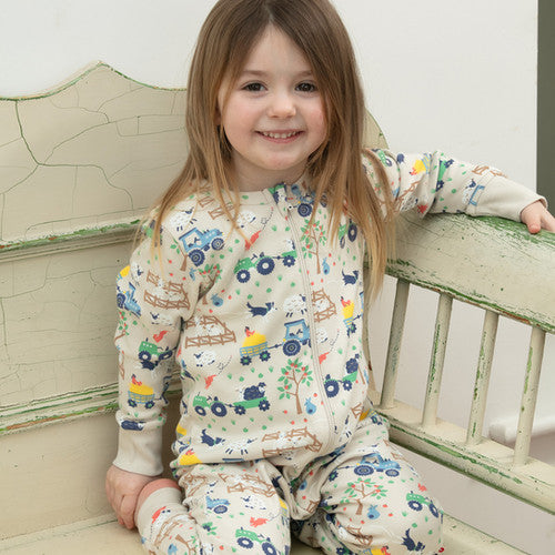 Dales Farm Zip Up Onesie