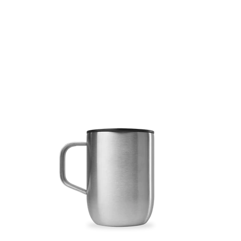 Qwetch 350ml Insulated Stainless Steel Mug With Handle, Stainless Steel