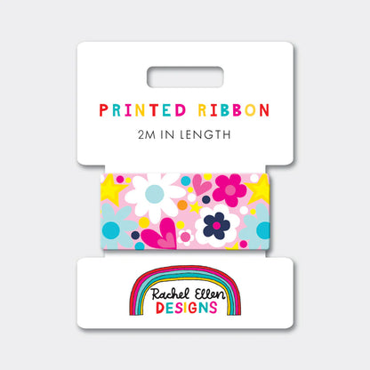 Rachel Ellen Fun Printed Ribbon – Gift Wrap Ribbon 2m
