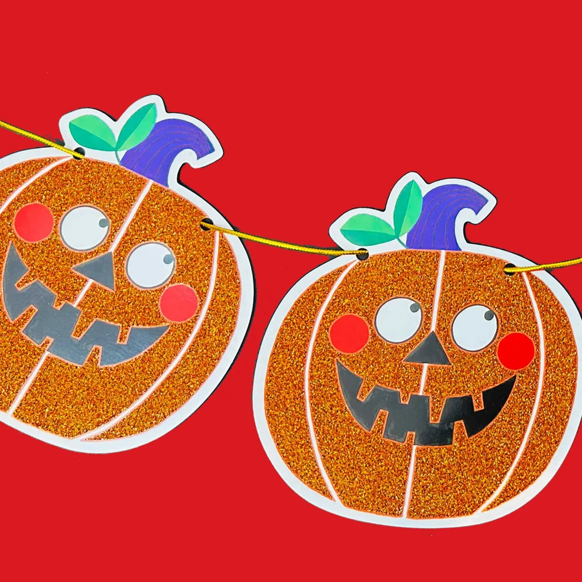 Rachel Ellen Halloween Pumpkin Bunting – 2m Halloween Party Decoration