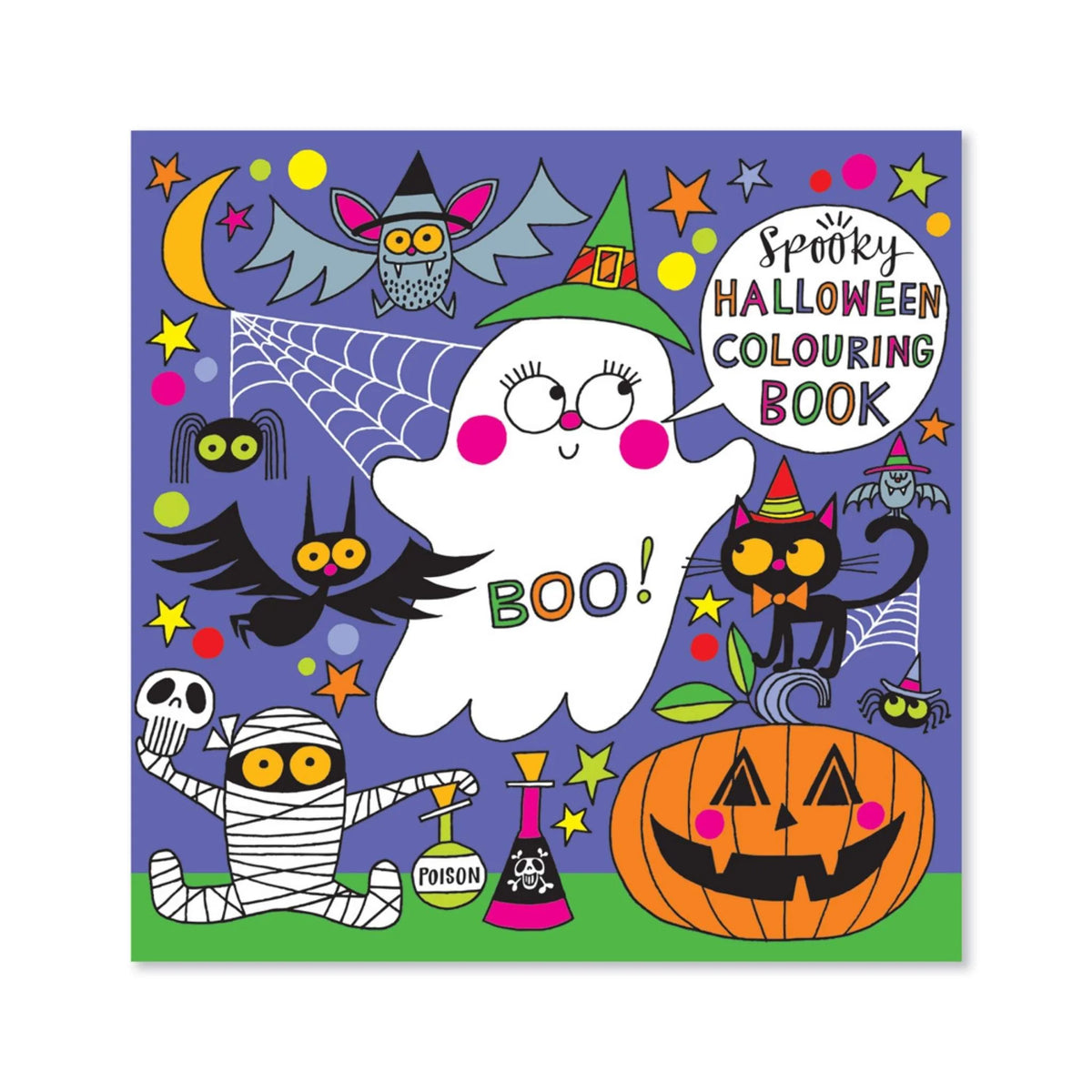 Rachel Ellen Spooky Halloween Colouring Book – Kids' Halloween Activity Book
