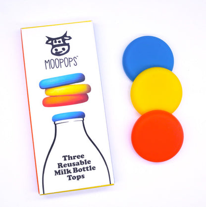 3 Pack of Silicone Milk Bottle Tops