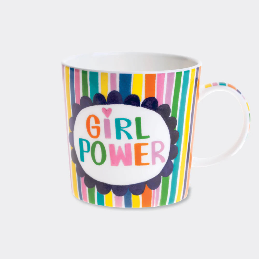 Rachel Ellen Girl Power Fine Bone China Mug – Gift Boxed Mug
