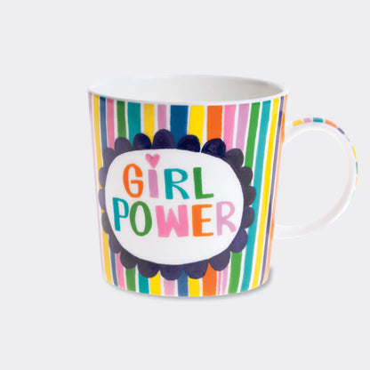 Rachel Ellen Girl Power Fine Bone China Mug – Gift Boxed Mug