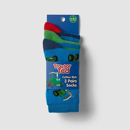 Tractor Ted Socks 3 Pack – Children's Tractor & Farm Socks