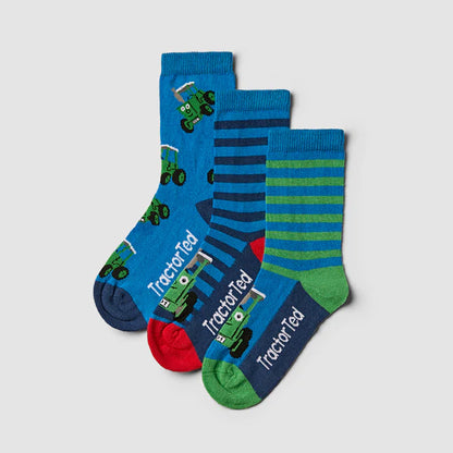 Tractor Ted Socks 3 Pack – Children's Tractor & Farm Socks