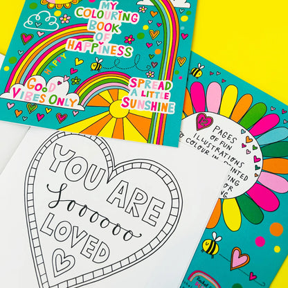 Rachel Ellen Colouring Book Of Happiness