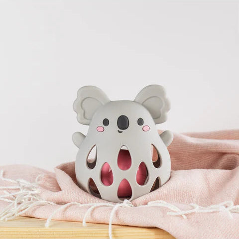 Tiger Tribe Silicone Koala Rattle – Baby Sensory Toy