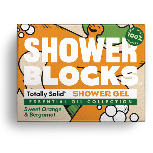 Essential Oil Solid Shower Gel Bar Sweet Orange & Bergamot