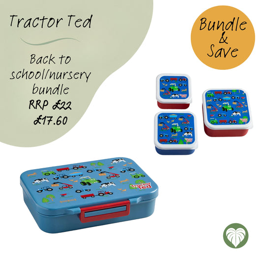 Tractor Ted Farmyard Lunch Box & Snack Pots Bundle – Save 20%